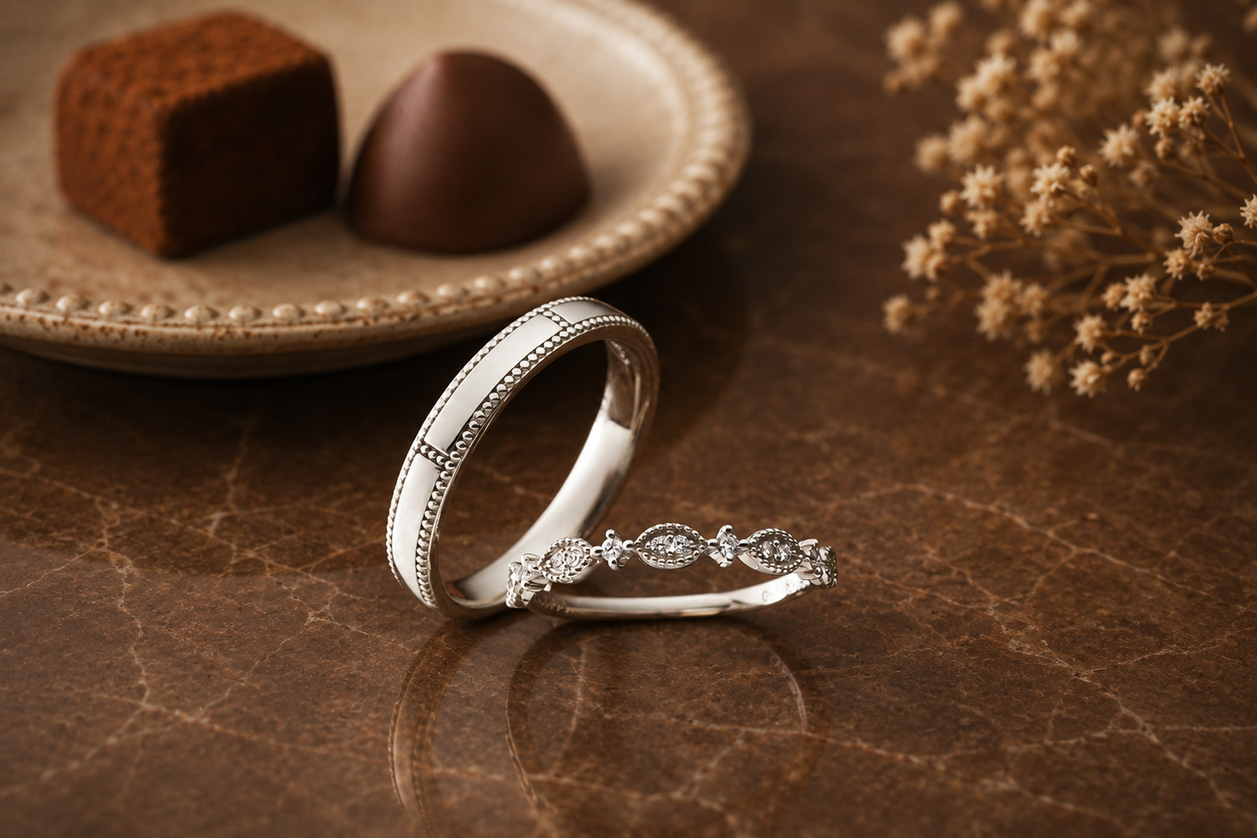 結婚指輪（Marriage Ring）｜パヴェオ ショコラ